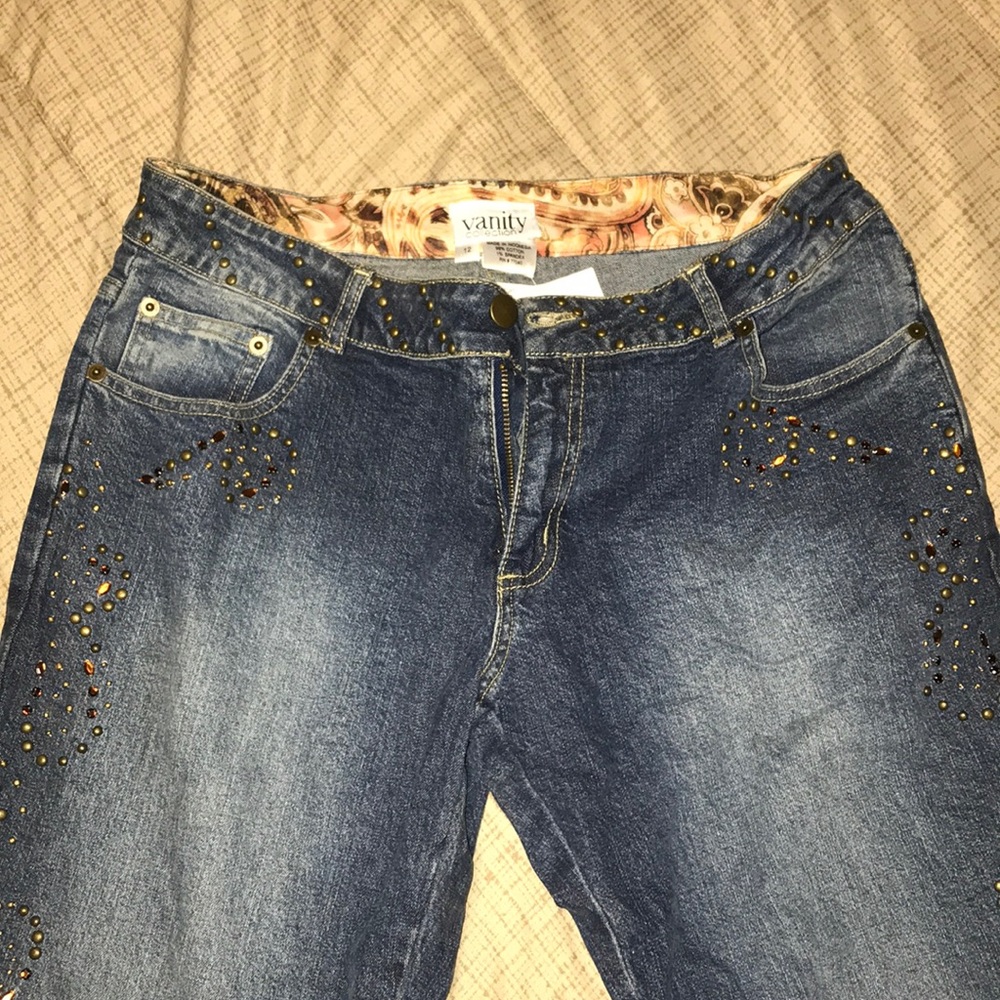 Gorgeous hand beaded jeans